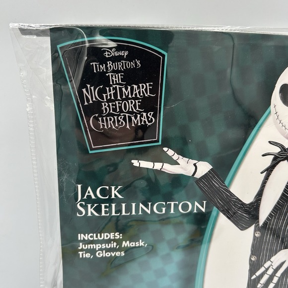 Spirit Halloween The Nightmare Before Christmas Skellington Costume Child M 8-10 - Picture 2 of 4
